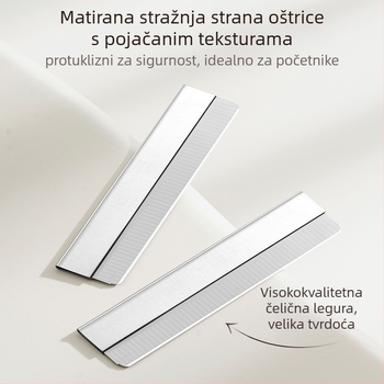 Feilinka Set za oblikovanje obrva – alat od nehrđajućeg čelika za opću upotrebu