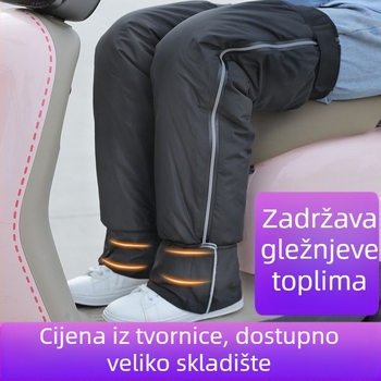 Nogu koljena za električna vozila – zimski model s vjetro- i vodonepropusnosti, otporan na hladnoću i toplinu; debele; za vožnju bicikla, dostavu i vožnju motocikla; za odrasle, proljeće 2025
