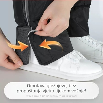 Nogu koljena za električna vozila – zimski model s vjetro- i vodonepropusnosti, otporan na hladnoću i toplinu; debele; za vožnju bicikla, dostavu i vožnju motocikla; za odrasle, proljeće 2025