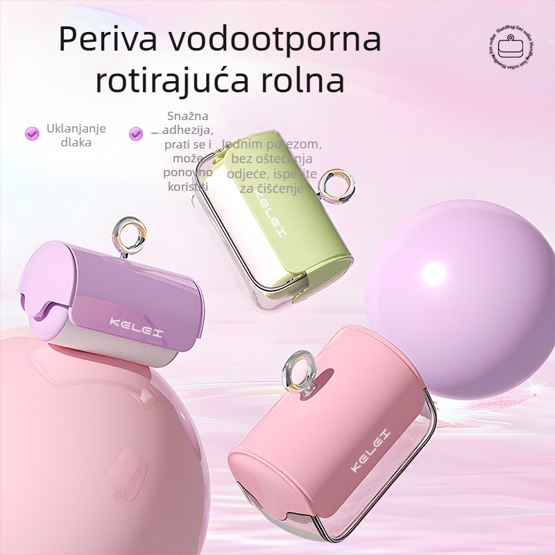 Prijenosna periva rolna za uklanjanje dlaka — za kućnu upotrebu i dlaku ljubimaca, Jianfan, materijal PP+ABS, stil Light Luxury, izlazak u jesen 2025.