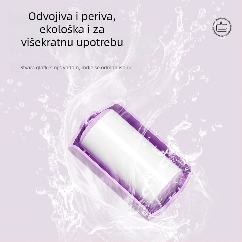 Prijenosna periva rolna za uklanjanje dlaka — za kućnu upotrebu i dlaku ljubimaca, Jianfan, materijal PP+ABS, stil Light Luxury, izlazak u jesen 2025.