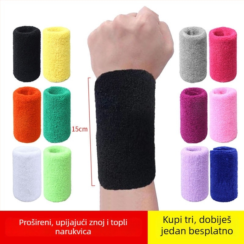 Narukvica za zglob za fitness - poliester, univerzalno prilagođavanje, pogodna za nogomet, zaštita zgloba