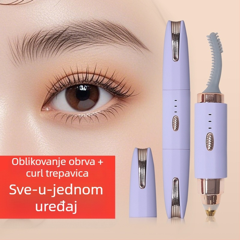 Električni trimer za obrve, USB napajanje, ABS tijelo, džepne veličine, perivo