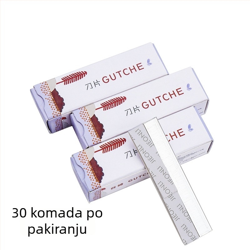 Oštrica za obrve od nehrđajućeg čelika — jednostrano naborana oštrica — Taniyaki