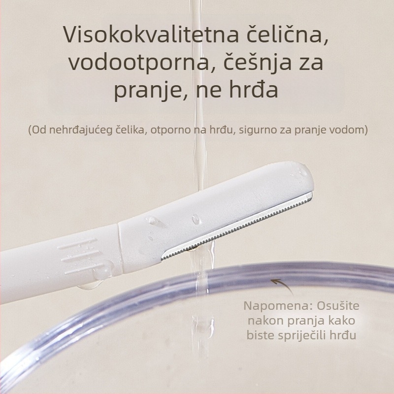Life girls Trimer za obrve, oštrica od nehrđajućeg čelika, lagan i zaobljen dizajn, siguran za kožu, za svakodnevnu uporabu