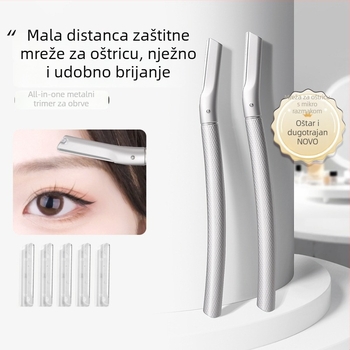 Trimer za obrve od nehrđajućeg čelika, za svakodnevnu upotrebu