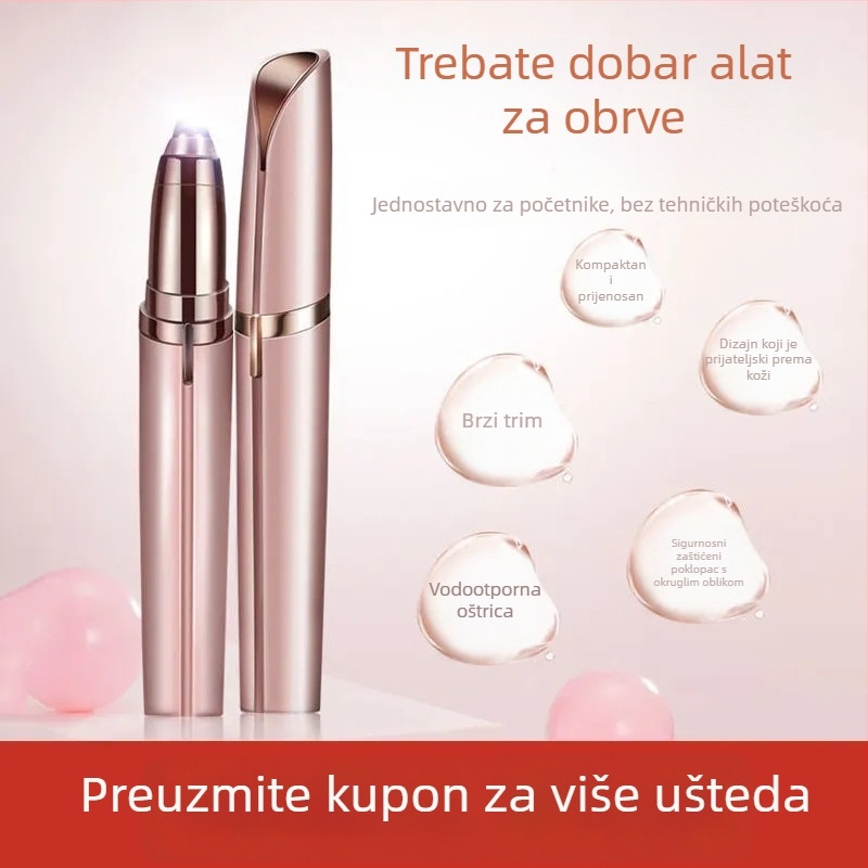 Električni alat za oblikovanje obrva, USB napajanje, težina 75 g, za kućnu uporabu