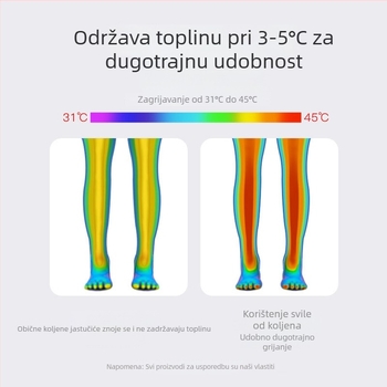 H&Y Kolenj zaštitnik s Loopom od svile – Zimska topla, debela zaštita za odrasle, proljeće 2025, materijali: vlakno bambusa, svila, spandeks, najlon