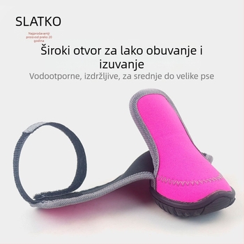 Cipele za pse za sve sezone, vodootporne, prozračne, mekana gumena potplata, sportske cipele za kućne ljubimce, protuklizne, otporne na habanje