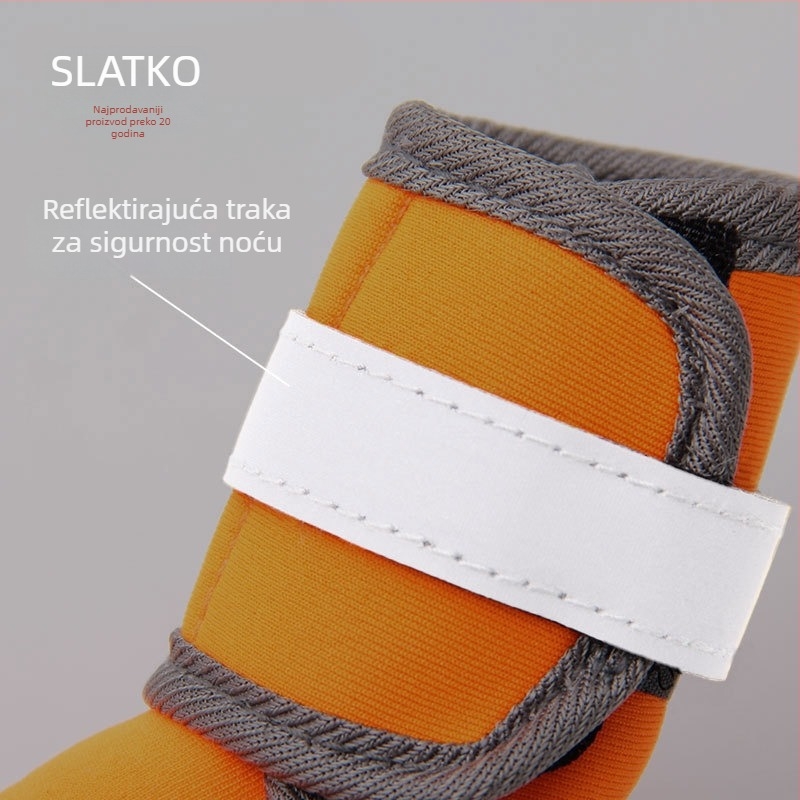 Cipele za pse za sve sezone, vodootporne, prozračne, mekana gumena potplata, sportske cipele za kućne ljubimce, protuklizne, otporne na habanje