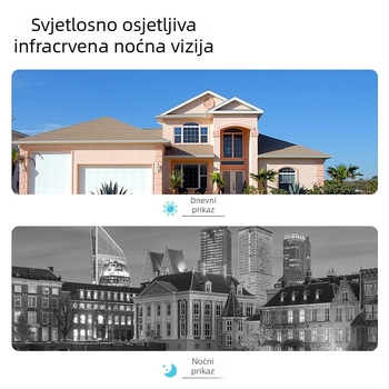 A3 kvadratna dvostruka HD pametna kamera s Wi-Fi za unutarnje praćenje IR