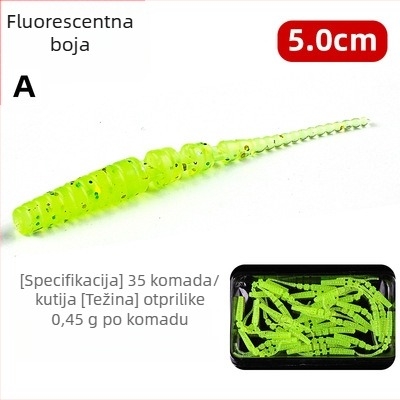 Bear King Meka meka mamac s iglom repom – umjetna mamac za bass, tilapiju i sunfish