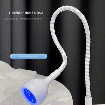 Lampa za nokte s pedalinim prekidačem, brzo sušenje, bez tamnjenja, prijenosni klips dizajn — model Gld12, brend Kaniu, profesionalni saloni noktiju