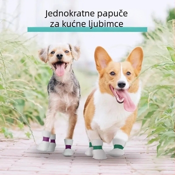 Jednokratne zaštitne navlake za obuće za kućne ljubimce – netkani materijal, marka Friendly, univerzalna uporaba