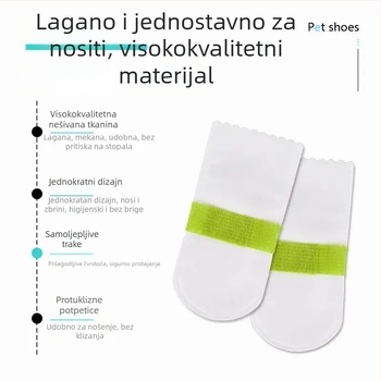 Jednokratne zaštitne navlake za obuće za kućne ljubimce – netkani materijal, marka Friendly, univerzalna uporaba