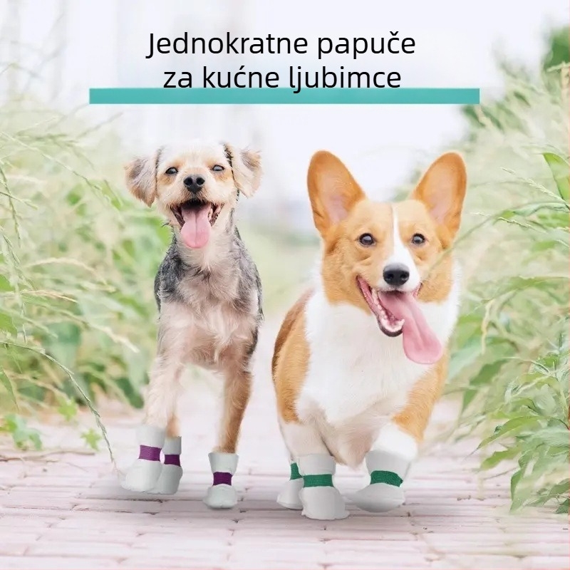 Jednokratne zaštitne navlake za obuće za kućne ljubimce – netkani materijal, marka Friendly, univerzalna uporaba