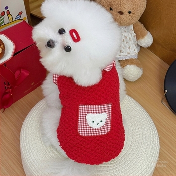 Jesen-zimska pliš džepna jaknica za male i srednje ljubimce (mačke i psi) – Teddy/Bichon duksa; Materijal: vlakno od poliestera; Univerzalna upotreba; Zadržava toplinu; Casual stil