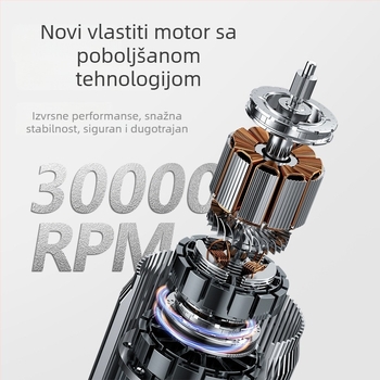 Youaolai Generacija 1 Sve-u-jednom električni alat za njegu noktiju s 100 brusnih diskova – alat za uklanjanje i poliranje noktiju, za kućnu upotrebu