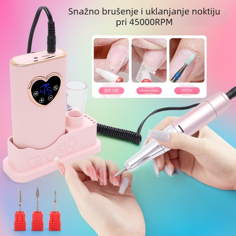 Osanuv j1 pilnik za nokte, punjiv, 45000 RPM, profesionalni električni pilnik za nokte, podrijetlo Dongguan