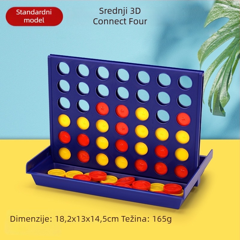 3D Gomoku i Connect Four društvena igra za djecu — interaktivna za četiri igrača, ABS materijal, uzrast 4–35, podrijetlo Shantou, Guangdong