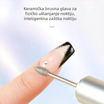 Prijenosna električna mašina za brušenje i poliranje noktiju za profesionalnu manikuru, model JF-607, 45000 rpm