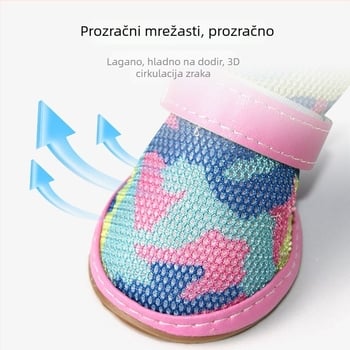 Cipele za pse od gume – prozračne i tanke, održavaju toplinu šapa, Powerful factory
