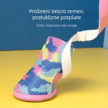 Cipele za pse od gume – prozračne i tanke, održavaju toplinu šapa, Powerful factory