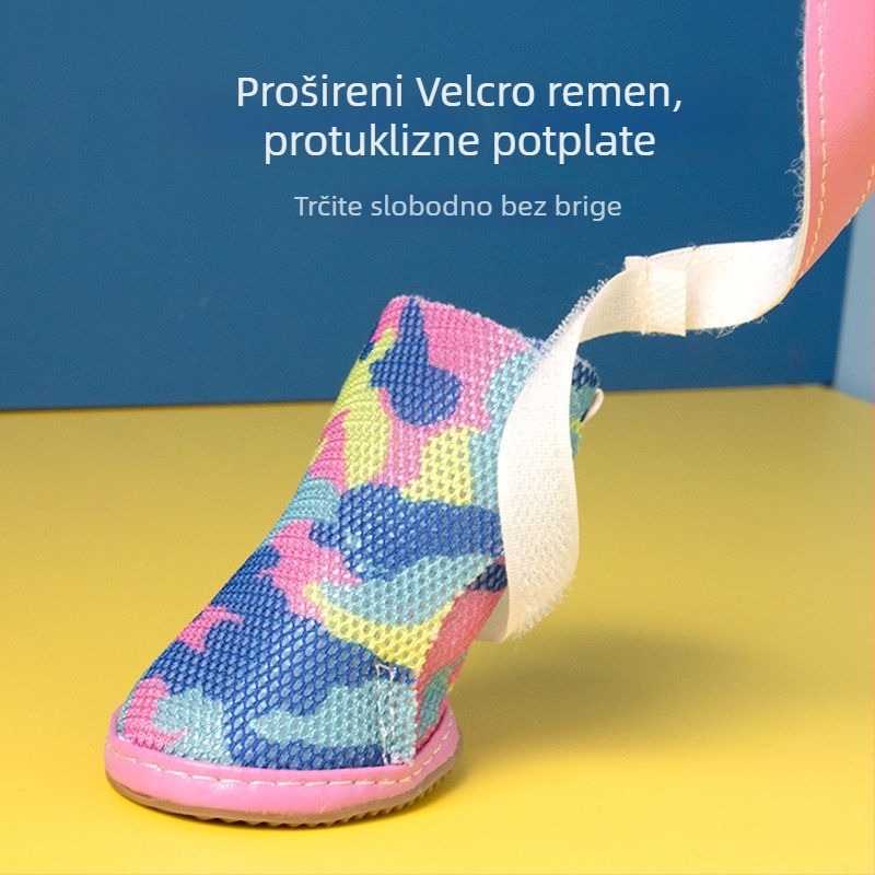 Cipele za pse od gume – prozračne i tanke, održavaju toplinu šapa, Powerful factory