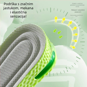 Uložak za povećanje visine s zračnom jastučićem za platnene cipele – PU + zračna jastučić, unisex