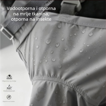 Odjeća za pse za velike, srednje i male pasmine za vanjske šetnje; vodootporne hlače s zaštitom trbuha i lakta; zaštita od prašine.
