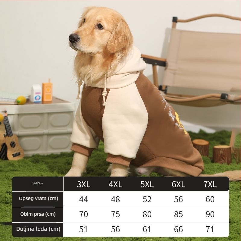 Termalna odjeća za pse – Gumeni materijal; Termalna funkcija; Za Labrador, Border Collie, Golden Retriever (Bez uvoza)
