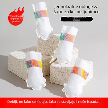 Jednokratne zaštitne cipele za pse, vodootporne, od netkanog materijala, za vanjsku upotrebu