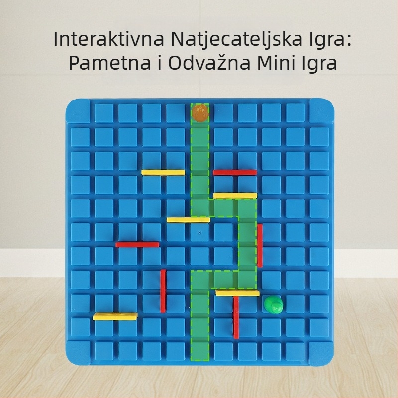 Dječja stolna igra Dama - multiplayer, strateška edukativna društvena igra za obitelj (Materijal: plastika; Kategorija: dama; Interakcija roditelj-dijete; Razvoj inteligencije; Uzrast 4–6 godina)
