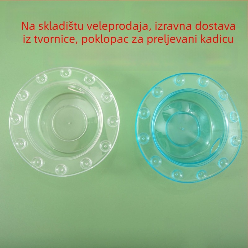 Independent: Usisni poklopac za odvod protiv preljeva za kadu i umivaonik - ekološki PVC