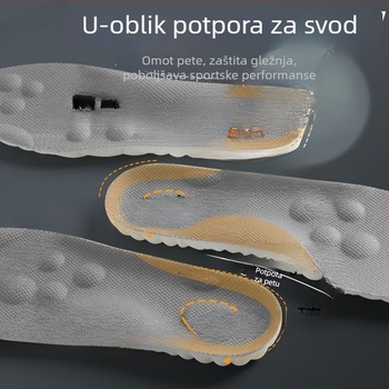 Uložci za zaštitne cipele, iznimno mekani, ublažavaju umor pri duljem stajanju, dodatni sloj za još veću udobnost, upijaju znoj i neutraliziraju mirise, unisex.