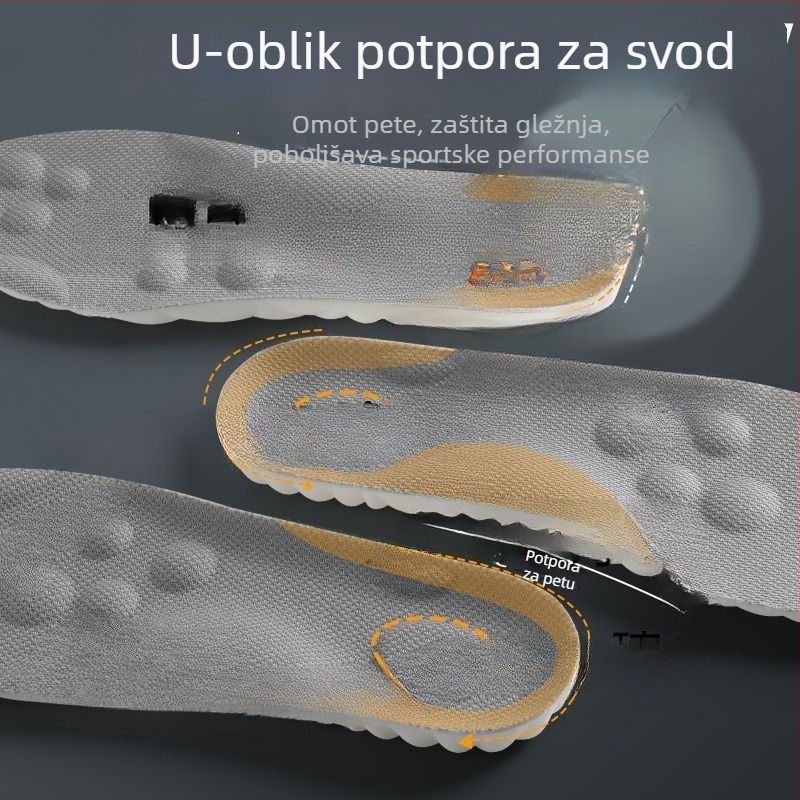 Uložci za zaštitne cipele, iznimno mekani, ublažavaju umor pri duljem stajanju, dodatni sloj za još veću udobnost, upijaju znoj i neutraliziraju mirise, unisex.
