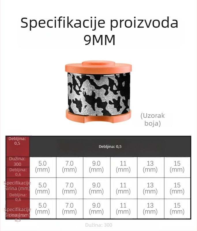 Ekološki prihvatljive obojane olovne trake i debele olovne ploče za ribolovnu opremu s kalibriranim težinama