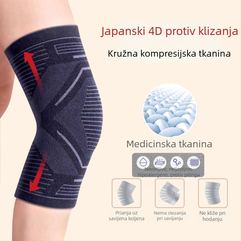 Grafenska koljena navlaka za zagrijavanje, unisex, za srednju i stariju dob s bolovima u zglobovima, za nošenje tijekom trčanja