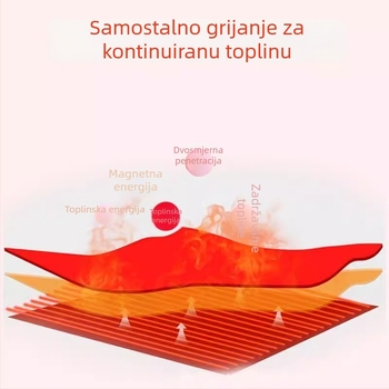 Pojas s turmalinom za samonagrevanje diska, magnetski pojas za sport, unisex
