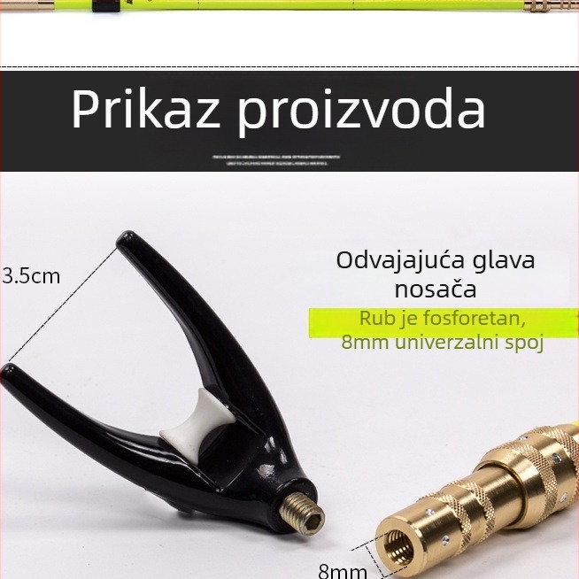 Ugljični držač štapa za ribolov – zemni stalak