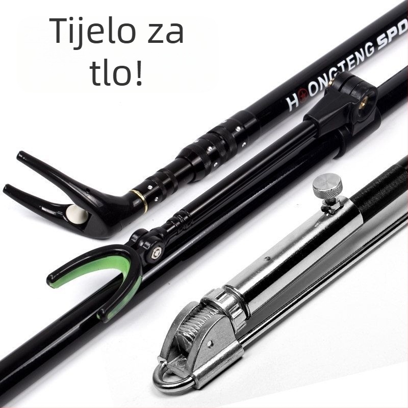 Ugljični držač štapa za ribolov – zemni stalak