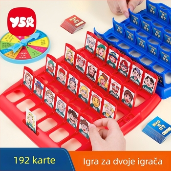Kartična društvena igra za djecu: za dva igrača, interaktivno treniranje razmišljanja, intelektualni razvoj, koordinacija ruka-oko, ABS materijal, uzrast 4-6 godina