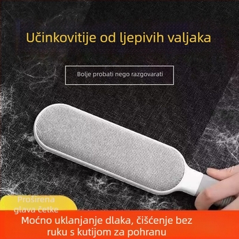 Četka za uklanjanje dlaka – ABS plast, uklanja mačju dlaku, uključuje kutiju za čišćenje, moderan minimalistički dizajn