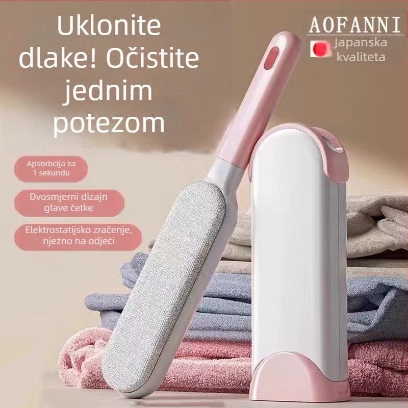 Četka za uklanjanje dlaka – ABS plast, uklanja mačju dlaku, uključuje kutiju za čišćenje, moderan minimalistički dizajn