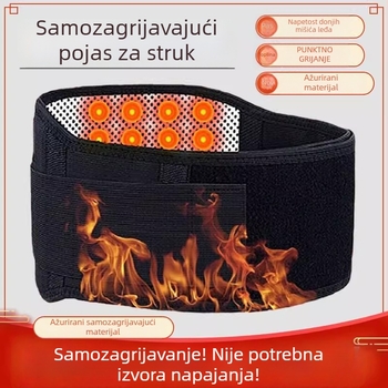Magnetni pojas za struk s magnetskim grijanjem – za hernij diska lumbalnog dijela i napetost mišića leđa, unisex, za starije osobe