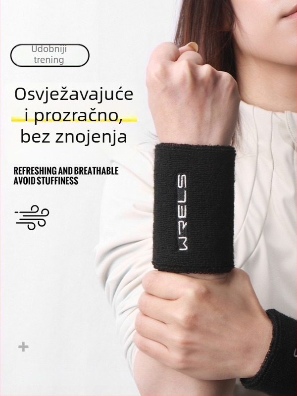 Sportska narukvica za zglob s visokom elastičnošću i upijanjem znoja – poliesterno vlakno, zaštita zgloba, narukvica za zglob