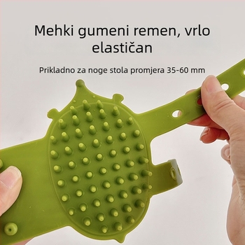 Grooming alat za mačke s zakrivljenim češljem od TPE — izdržljiv masažni uređaj za dugodlake mačke