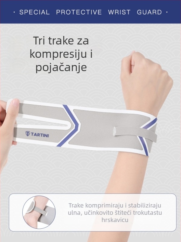 TFCC ozljeda zapešća – narukvica za podršku tetivnoj ovojnici, za badminton i tenis (unisex)