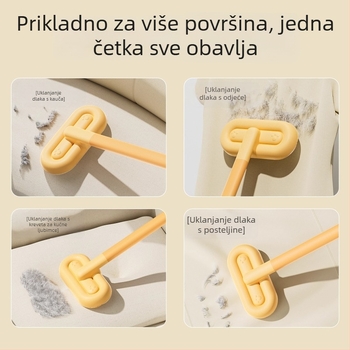 Četka za uklanjanje mačje dlake s kauča, kreveta i tepiha | Materijal: PP, vlakna poliestera | Uvoz: Ne | Poklon: Ne