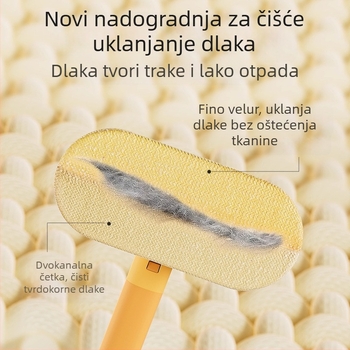 Četka za uklanjanje mačje dlake s kauča, kreveta i tepiha | Materijal: PP, vlakna poliestera | Uvoz: Ne | Poklon: Ne